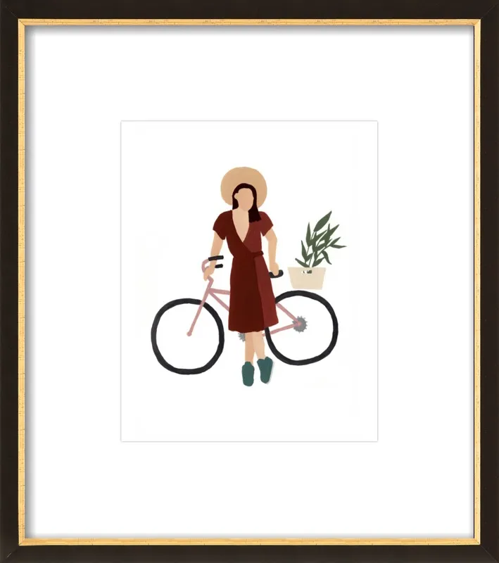 Biking Beauty by Taylor Ann for Artfully Walls