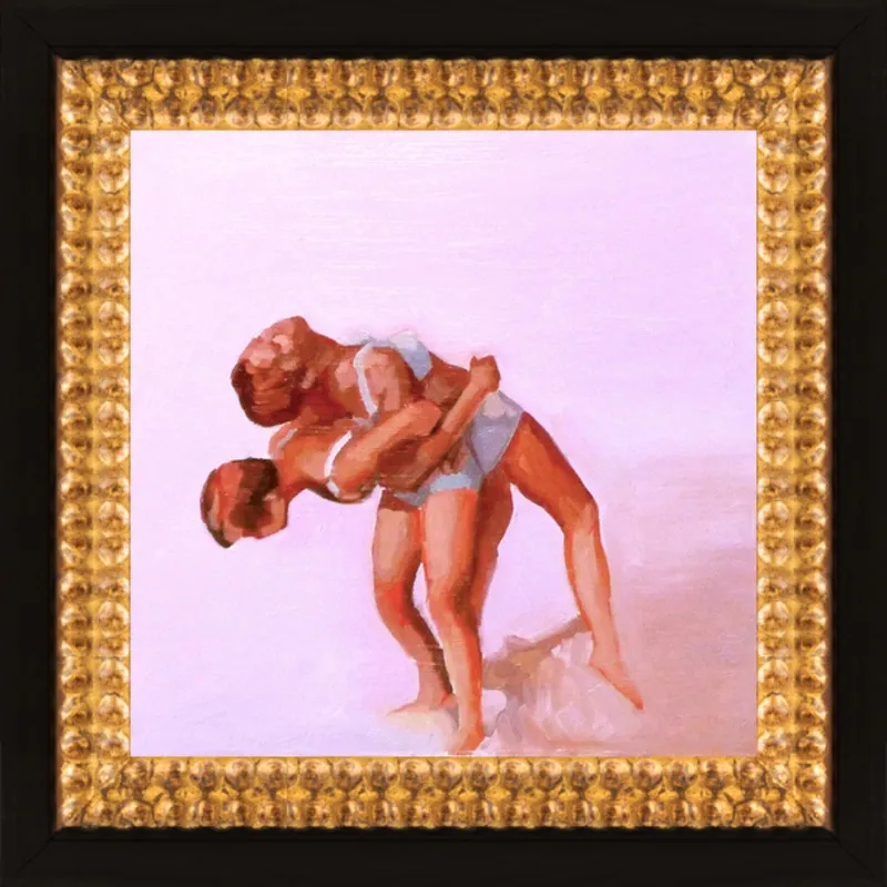 wrestling by Mary Sinner for Artfully Walls