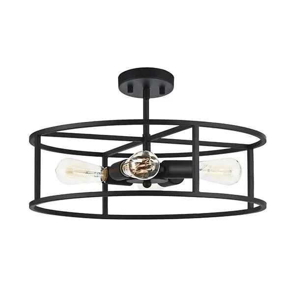 Santi Round Semi-Flushmount