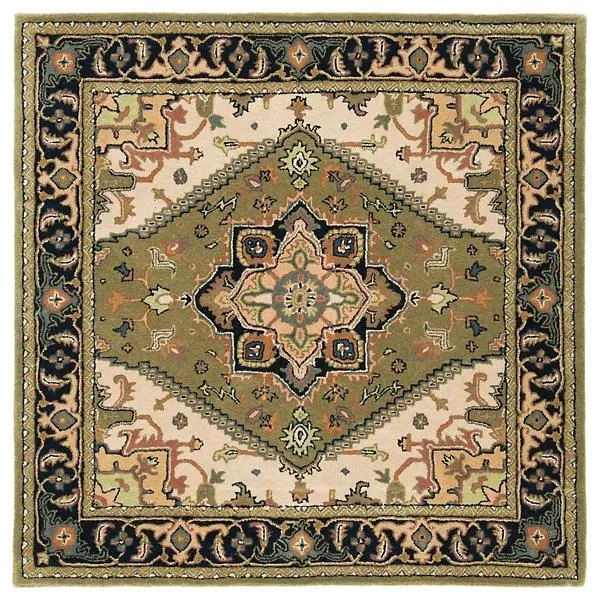 Heritage Row Heriz Medallion Area Rug