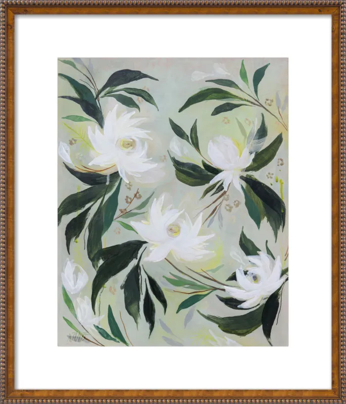 White Gardenia by Rachel Roe for Artfully Walls