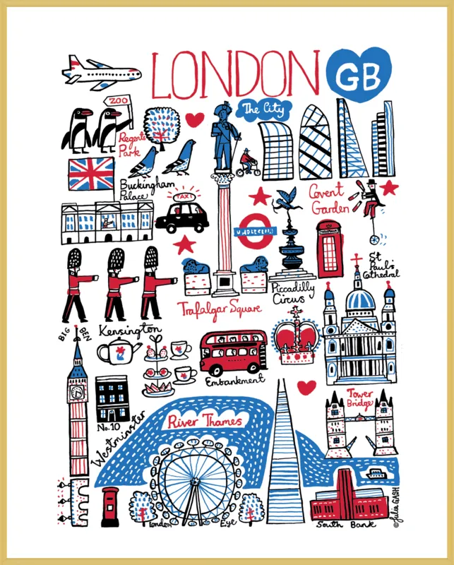 London by Julia Gash for Artfully Walls