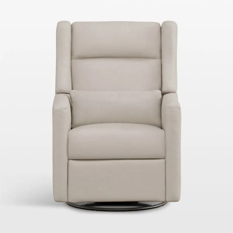 Babyletto Kiwi Plus Beach Tan Nursery Swivel Glider Recliner Chair