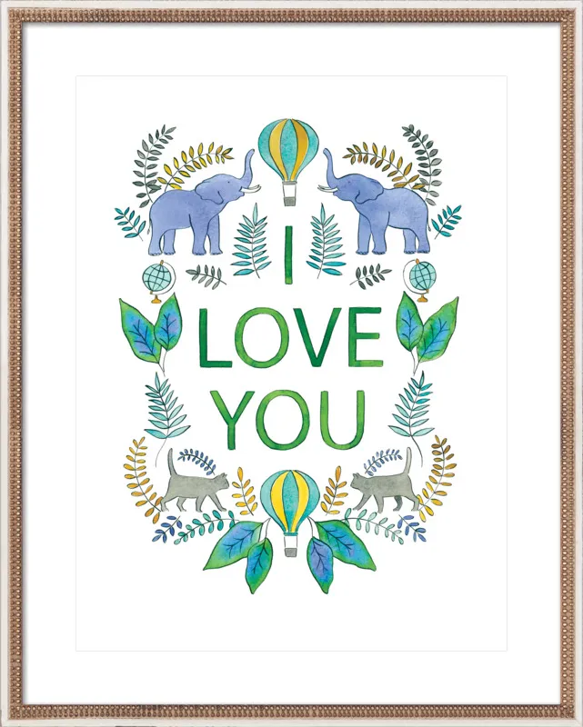I Love You by Rachel Rogers for Artfully Walls