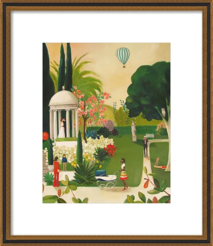 A Fainting in the Botanical Gardens by Janet Hill for Artfully Walls