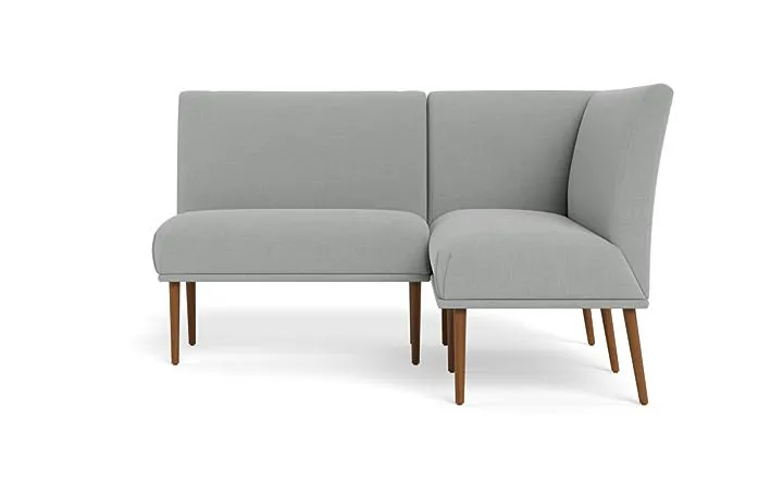 Dorian Upholstered Petite Right Banquette with Tufting Option