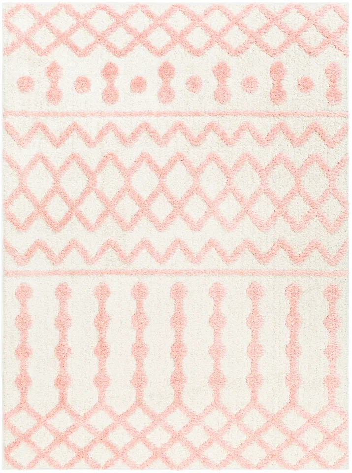 Rodos Beige Indoor 5'3" x 7' Machine Woven Rug