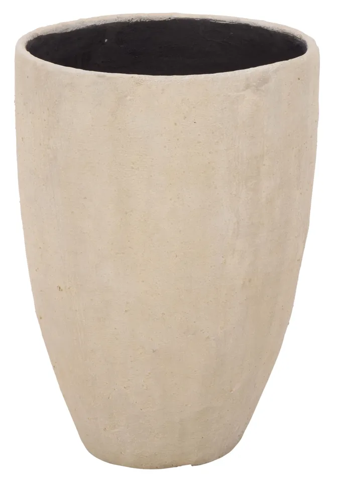 Cana Pedestal Planter Pot - Beige
