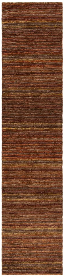 Arlo Home Woven Area Rug, ORG212A, Red/Multi,  2' 6" X 10'