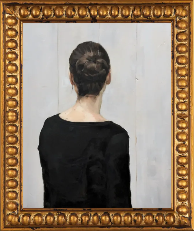 Portrait of a young woman by Philine van der Vegte for Artfully Walls