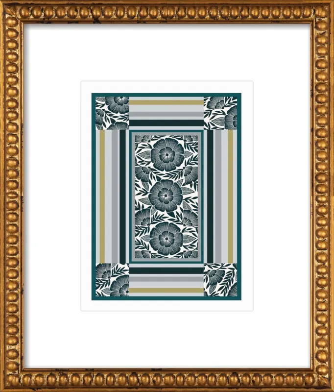 Botanical Frame 1 by Katharine Watson for Artfully Walls