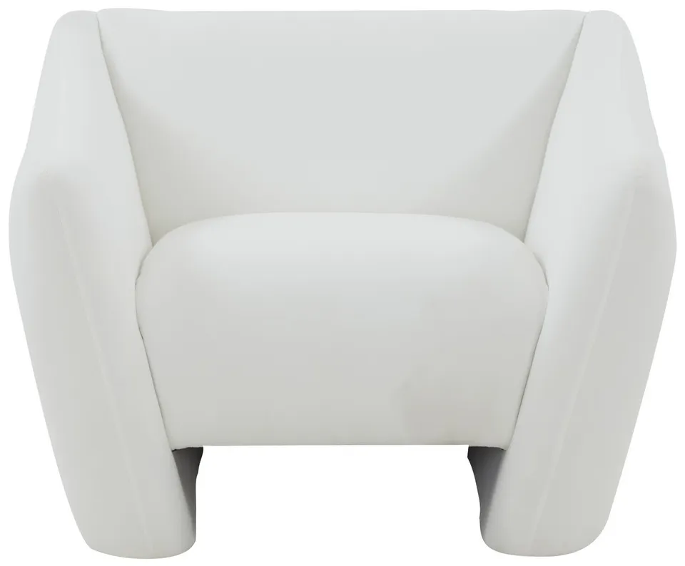 Stefanie Modern Accent Chair - White