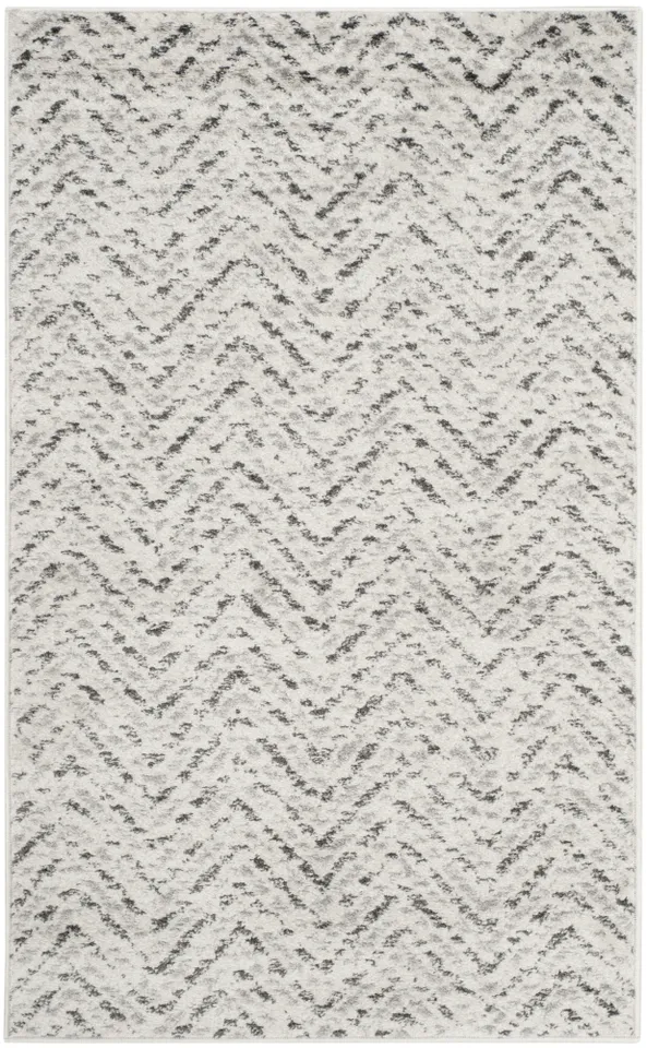 Arlo Home Woven Area Rug, ADR104N, Ivory/Charcoal,  3' X 5'
