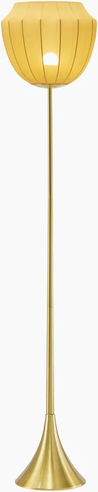 Nokomis  Plated 73"H x 15"W x 15"D Accent Table Lamp