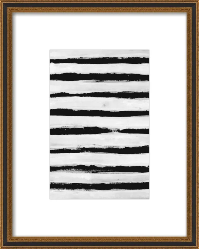 Black and White Stripes by Georgiana Paraschiv for Artfully Walls