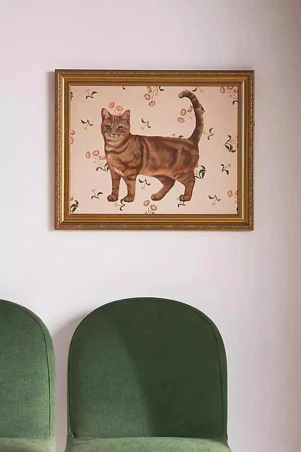 Orange Tabby Cat Wall Art
