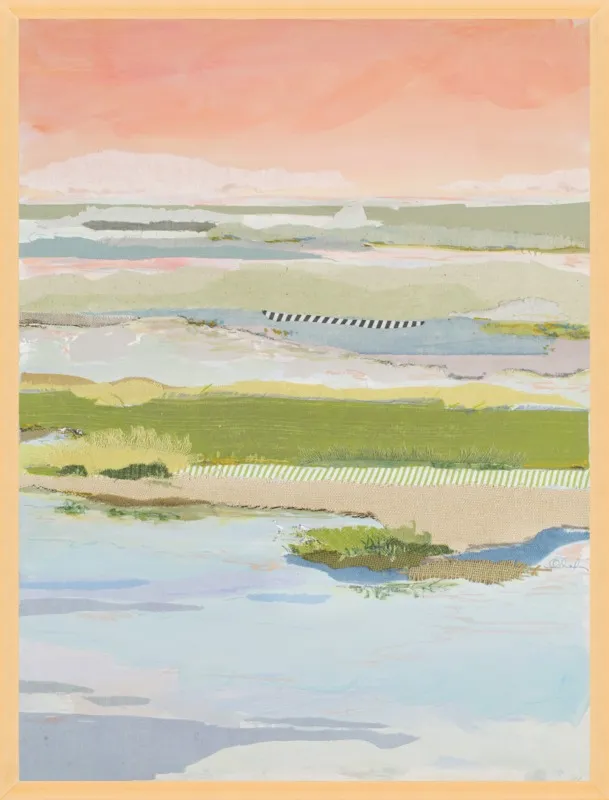 Marsh Blush East by Karin Olah for Artfully Walls