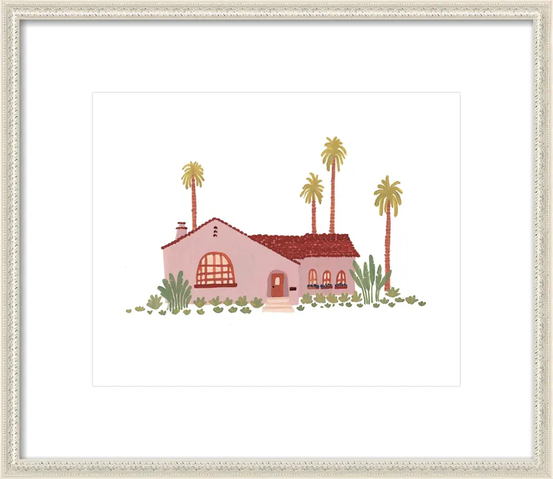 Pink Bungalow by Taylor Ann for Artfully Walls