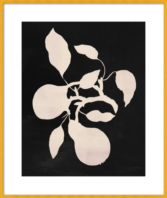 pears black and white by Ruti Shaashua for Artfully Walls