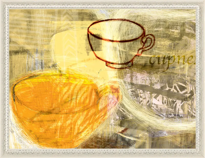 Still Life with Cups by Carmel Kushnir for Artfully Walls