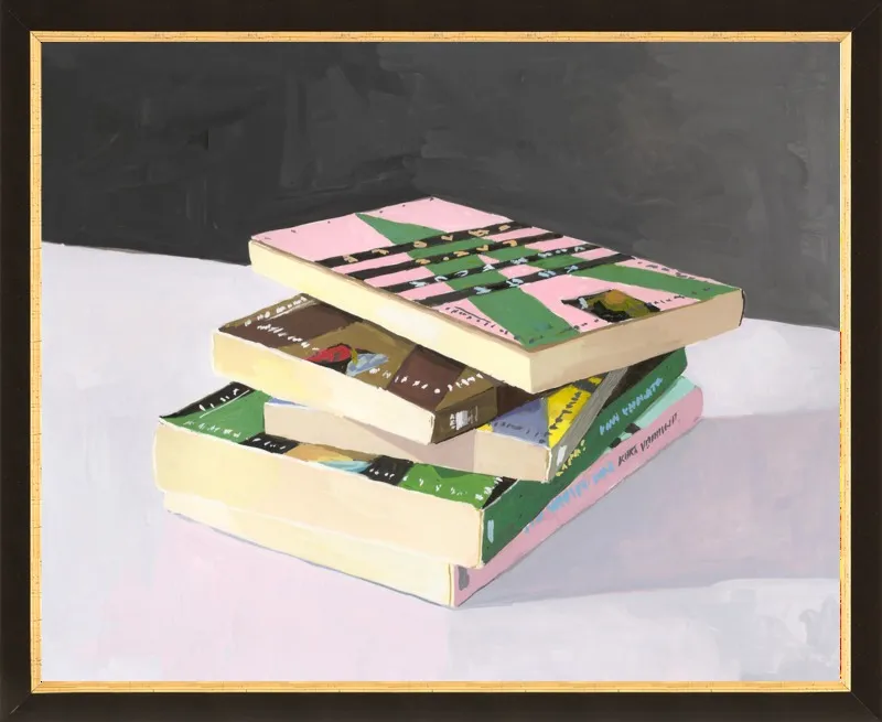 Vonnegut Stack by Elizabeth Mayville for Artfully Walls
