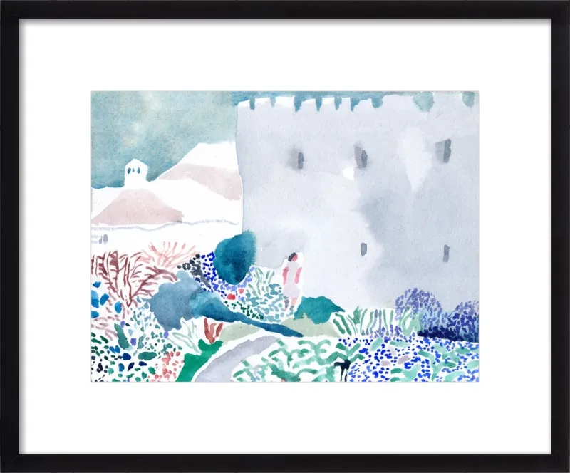 Castle Flowers by Charlotte Ager for Artfully Walls