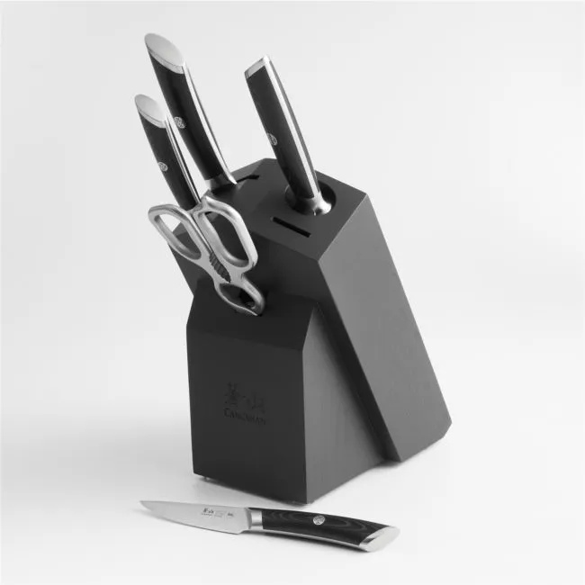 Cangshan ® Kuro 6-Piece Knife Block Set