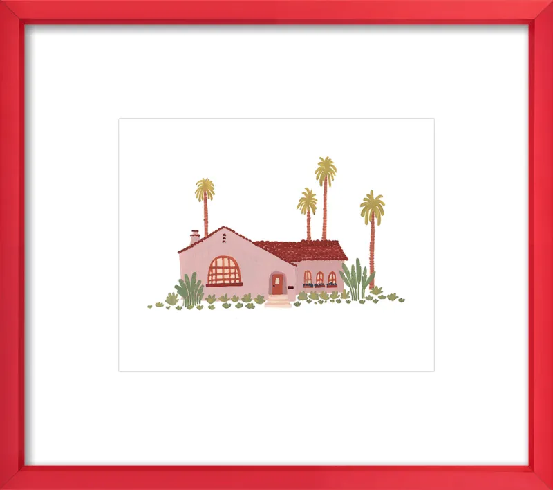 Pink Bungalow by Taylor Ann for Artfully Walls