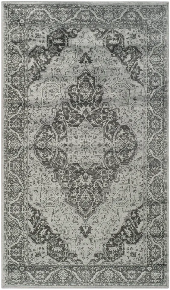 Arlo Home Woven Area Rug, VTG159-110, Light Blue/Multi,  2' X 3'