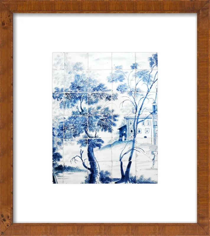 Lisbon Blue Tiles Two by Lupen Grainne for Artfully Walls