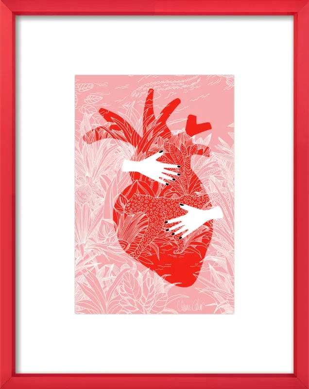 REFUGE ROSE by Claire Colin for Artfully Walls