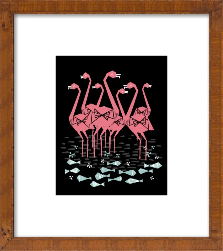 Flamingos by Andrea Lauren for Artfully Walls