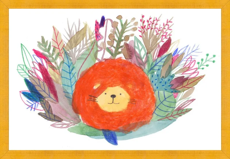 Lion by Marion Barraud for Artfully Walls