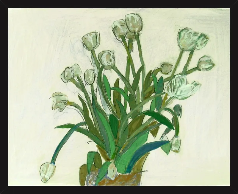 viridiflora tulip by Liz Innvar for Artfully Walls