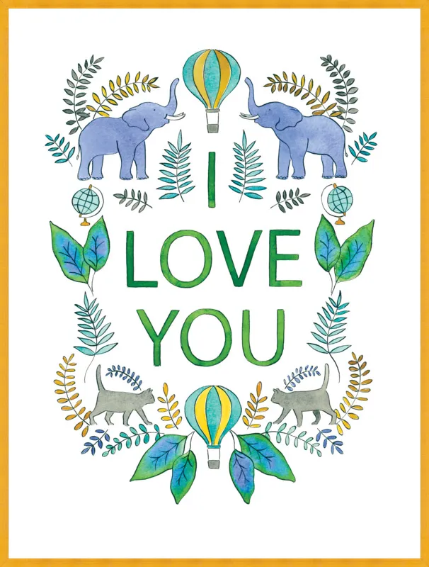 I Love You by Rachel Rogers for Artfully Walls