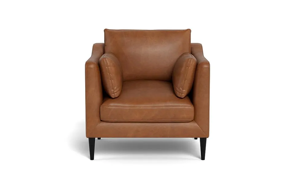 Caitlin Leather Petite Chair by The EverygirlÃ?Â®