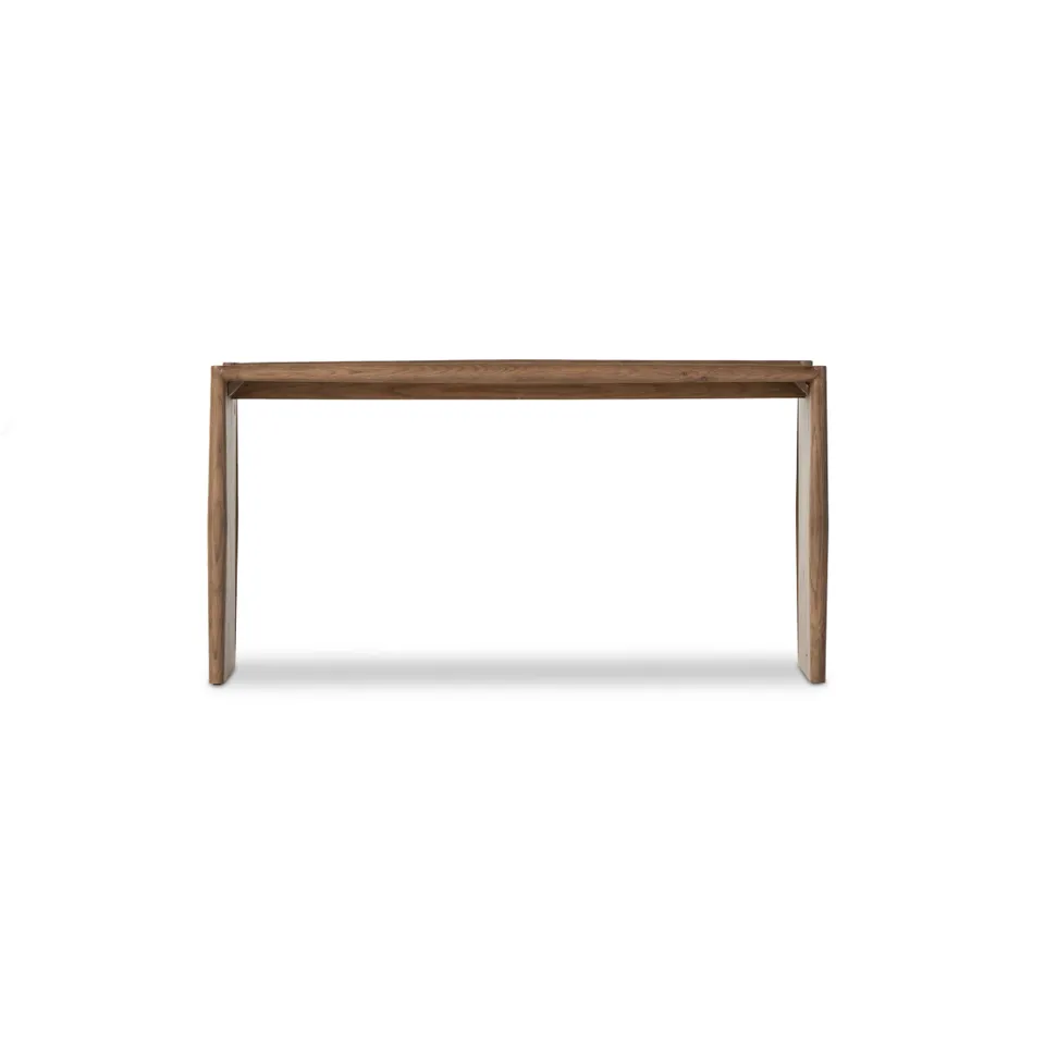 Glenview Console Table - Weathered Oak