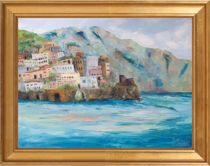 Amalfi Coast by Renee A Ortiz for Artfully Walls