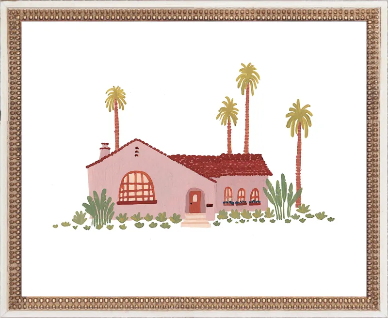 Pink Bungalow by Taylor Ann for Artfully Walls