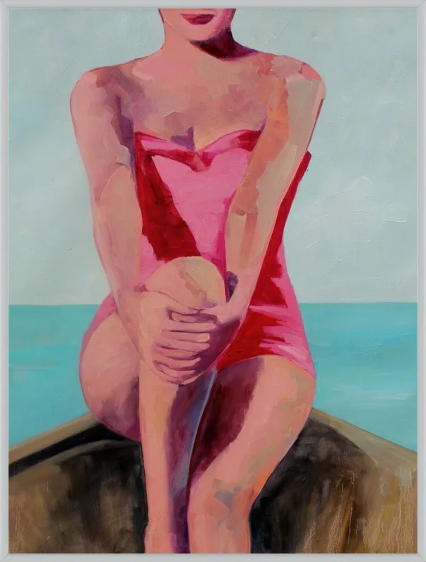 Woman in a Boat by T. S. Harris for Artfully Walls