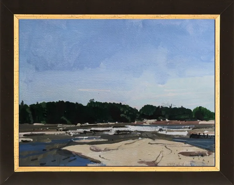 Crowe River Flats by Harry Stooshinoff for Artfully Walls