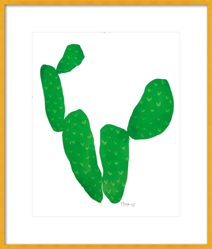 Green Cacti by Kate Roebuck for Artfully Walls
