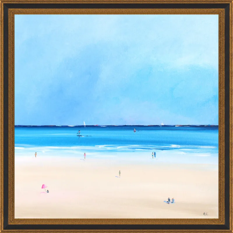 Smooth Ocean Sale by Caroline Chriss  for Artfully Walls