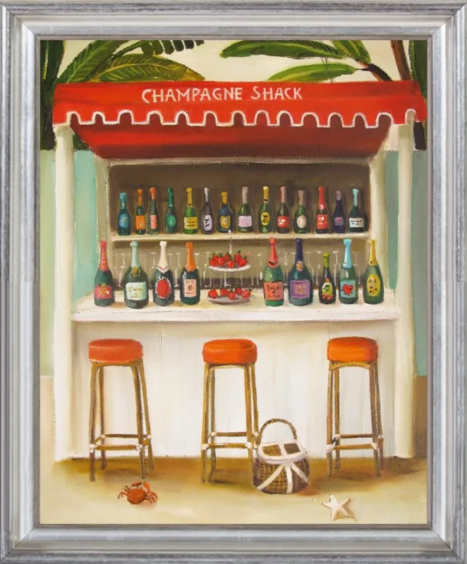 Champagne Shack by Janet Hill for Artfully Walls