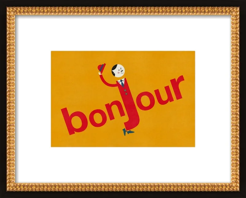 Bonjour by Blanca Gómez for Artfully Walls