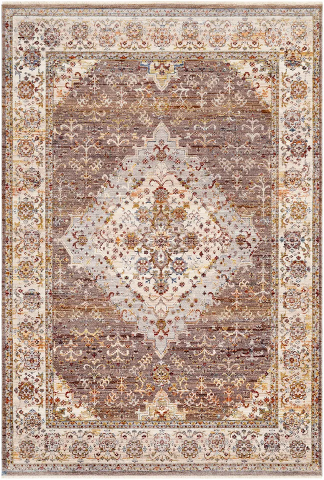Ephesians Beige Indoor 8'10" x 13' Machine Woven Rug
