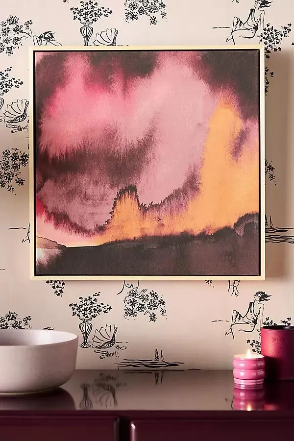 Abstract Watercolor Wall Art