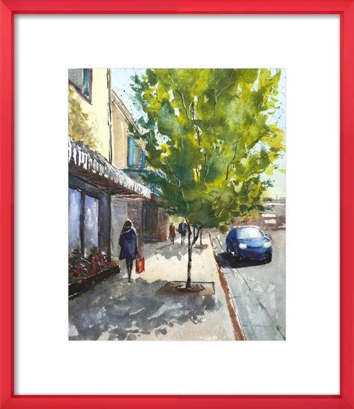 Shops in Laguna by Lauren Dusing for Artfully Walls