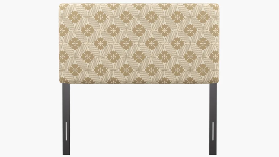 Square Back Headboard, Rattan Solaire, Full