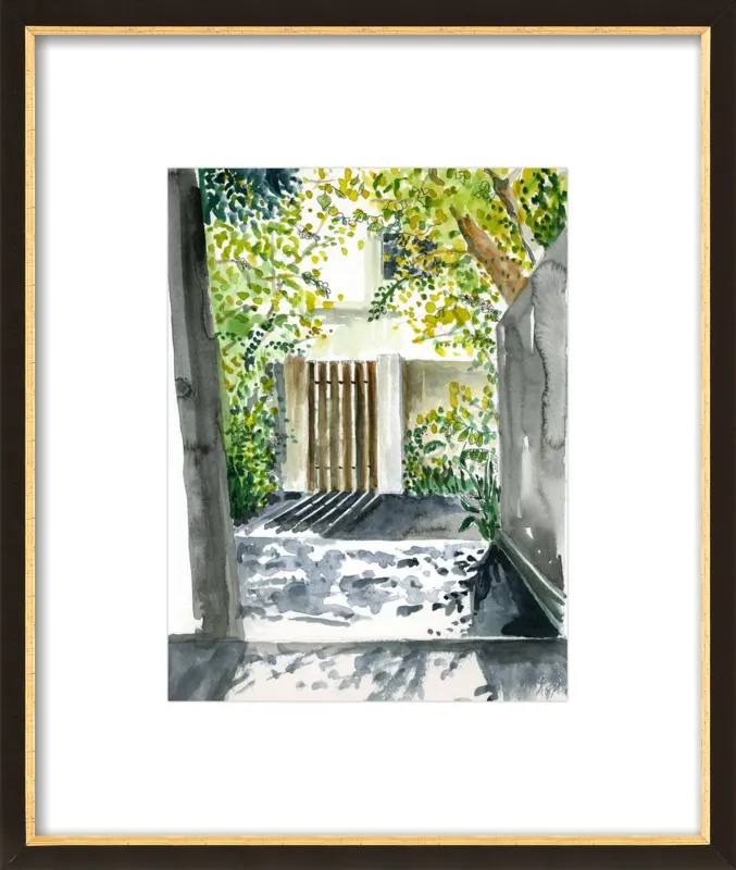 Garden Gate by Miri Eshet for Artfully Walls